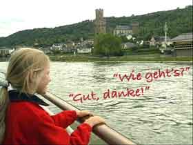 Primary German - on a Rhine boat